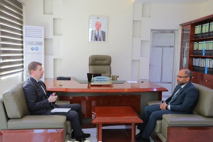 Minister of Communications Engages with UN Envoy's Office Director on Yemen's Recent Developments