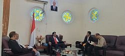 Deputy Governor Miftah Engages with New Red Cross Director in Marib to Enhance Humanitarian Collaboration