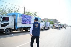 Distribution of 400 Food Parcels to Flood