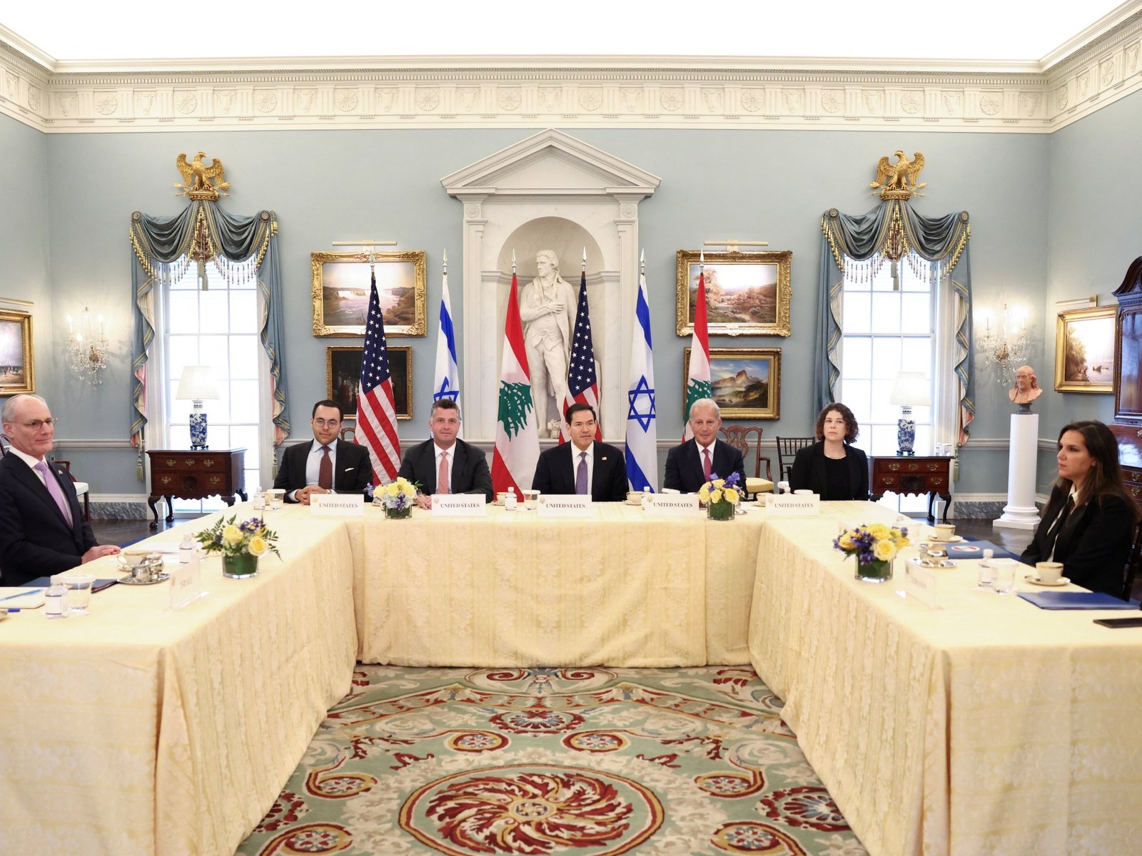 Israel and Lebanon Engage in Uncommon Discussions in Washington, DC, Amid Ongoing Iran Conflict