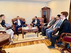 Minister of Youth Engages in Dialogue to Strengthen Cooperation with Russian Counterpart