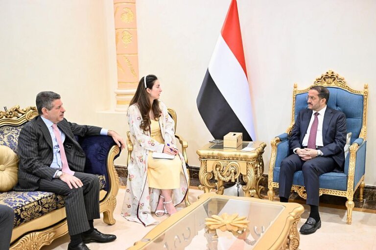 Othman Mujalli, Member of the Presidential Leadership Council, Engages with U.S. Ambassador