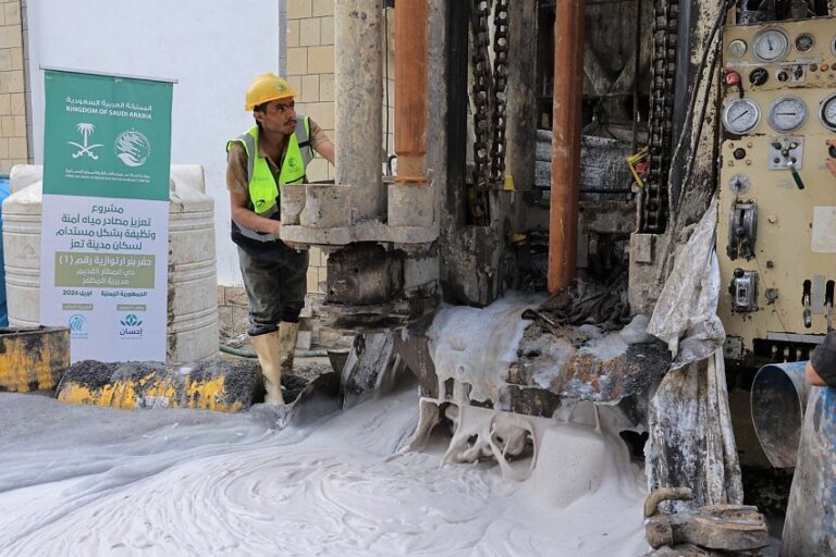 KSrelief Initiates Drilling of Three New Wells to Enhance Water Accessibility in Taiz