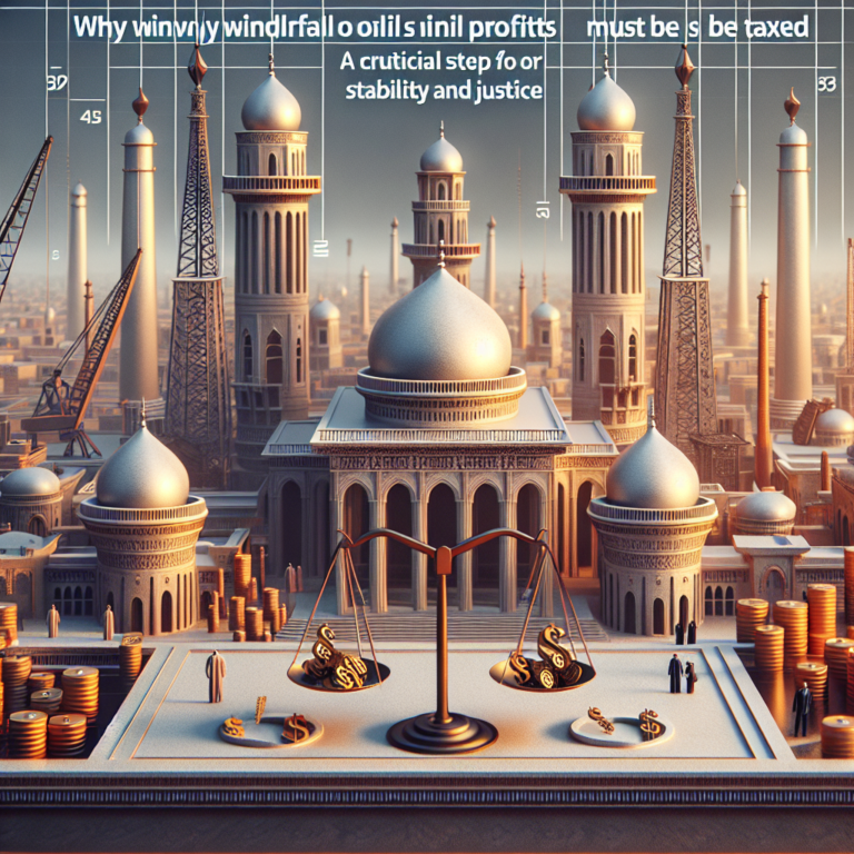 Why Windfall Oil Profits Must Be Taxed: A Crucial Step for Economic Stability and Justice in the Middle East