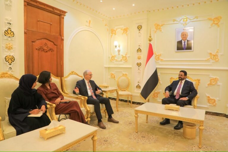 Discussions on Yemen's political, humanitarian, and development issues held by PLC's al-Ar