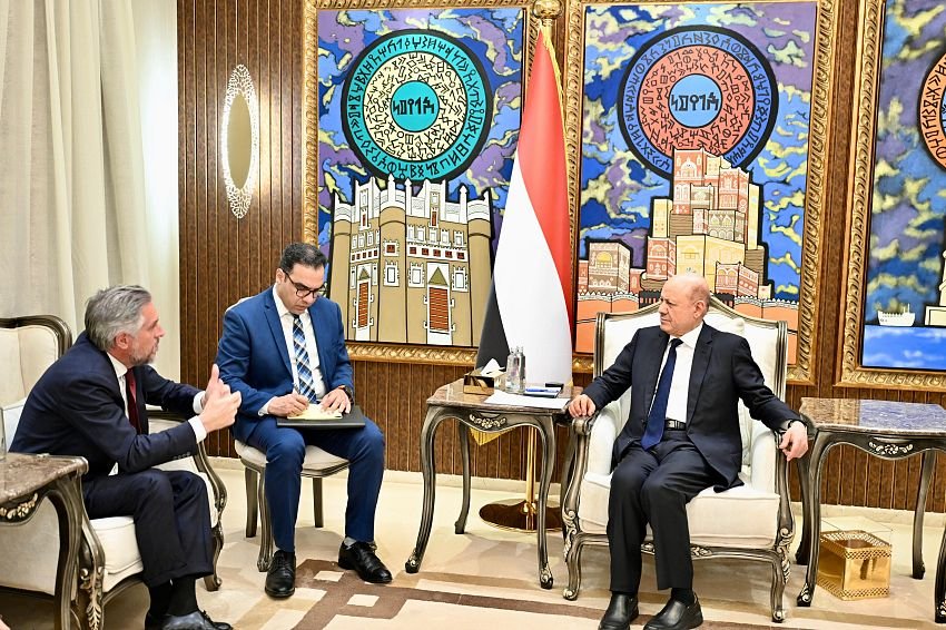 Disarming militias is essential for lasting peace, says President al-Alimi.