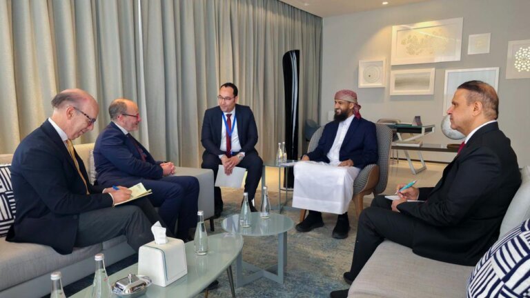Senior Spanish diplomats meet with Al-Muharrami.