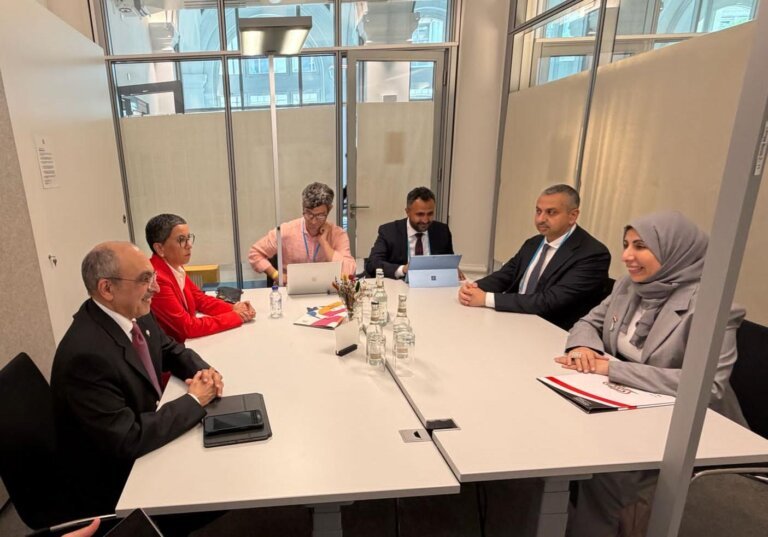 Separate talks were held by the Planning Minister with officials from Kuwait and Germany.