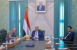 US Ambassador Discusses End of Tenure with PLC Mahmoud al-Subaihi