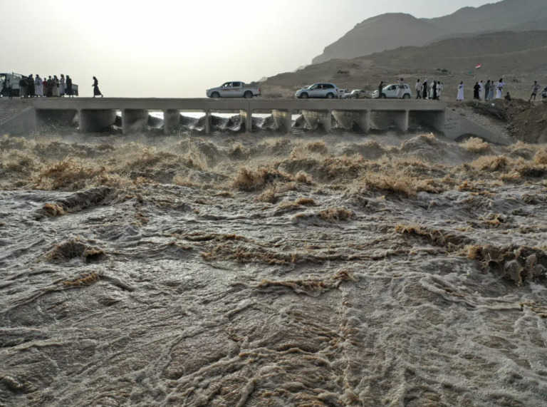 Flash flood damage in Yemen's Dhamar Province