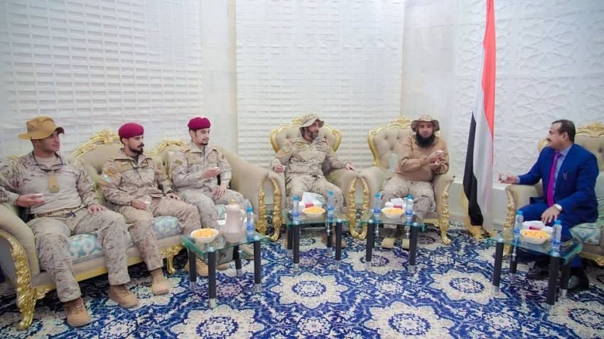 Arab Coalition Co and Shabwah Governor discuss enhanced coordination efforts.