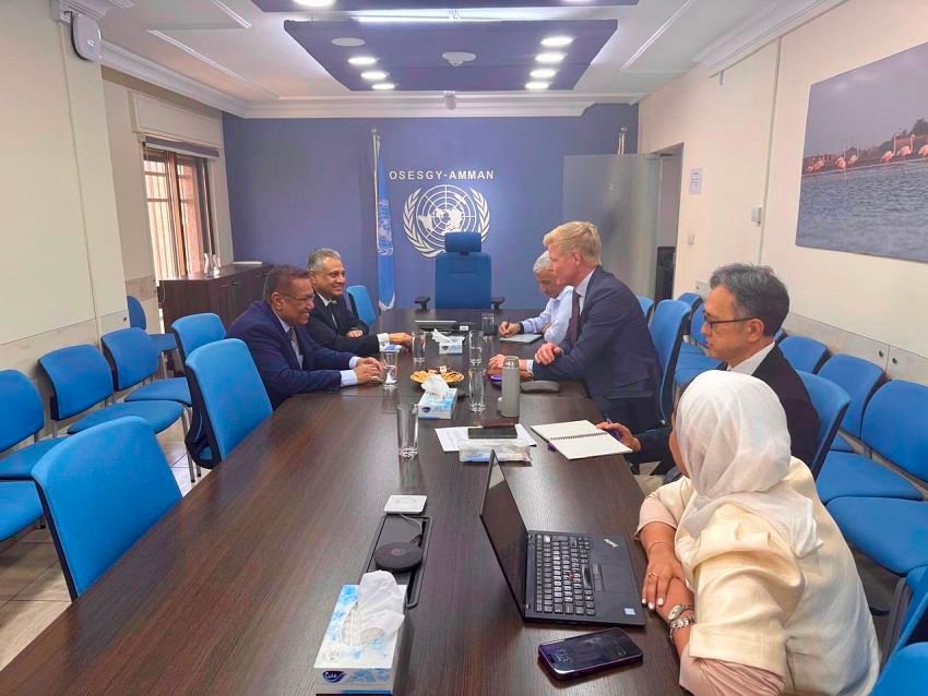 UN Special Envoy and Shura Council Chairman Address Yemen's Current Developments