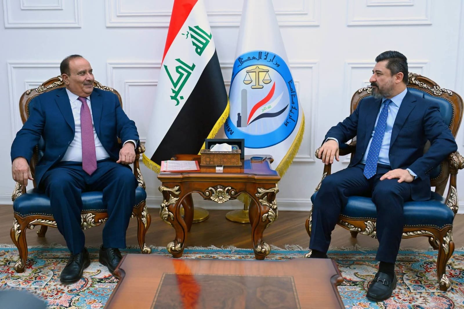 Iraqi officials held recent talks with Yemen's Ambassador al-Khader Ahmed Marmash.