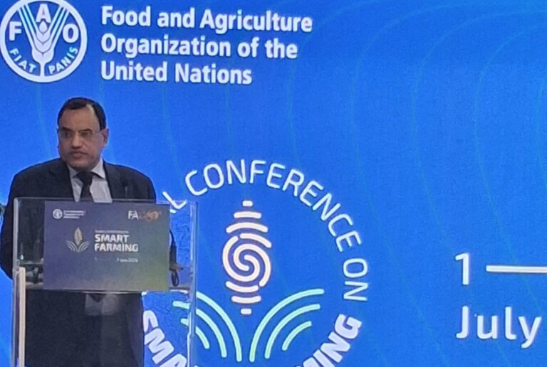 At the FAO Global Conference, smart farming governance is emphasized by the Agriculture Mi
