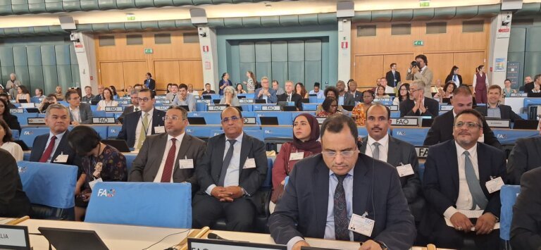 Yemen is represented by Minister Salem al-Soqotri at the agriculture conference.