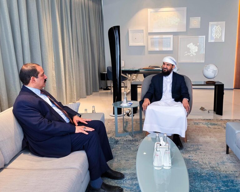 Interior Minister Discusses Security Developments with al-Muharrami of Leadership Council
