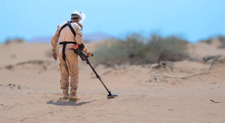 Last week, 1,207 landmines and remnants of war were cleared by Masam.