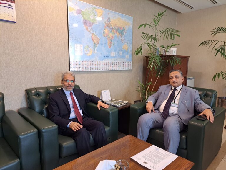 Pakistani official for Middle East affairs meets with Ambassador al-Ashbi