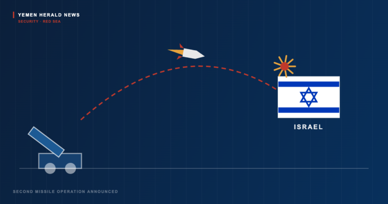 Editorial illustration of a mobile launcher firing a missile on an arcing trajectory towards the flag of Israel, with an interception burst