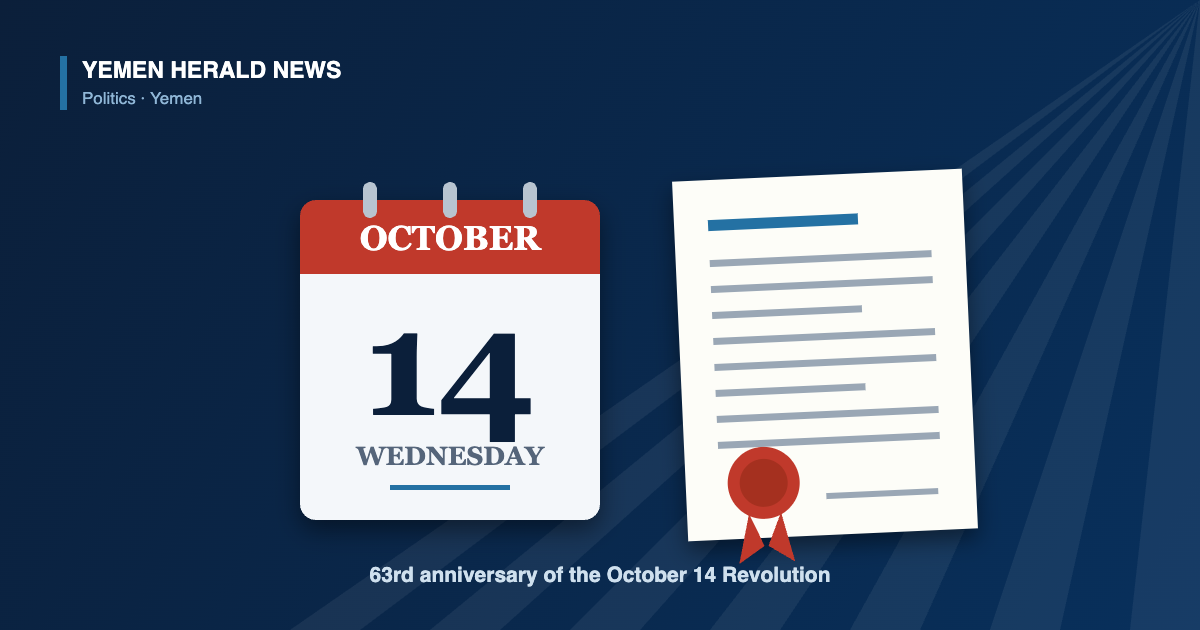 Illustration of a calendar page showing Wednesday October 14 beside an official ministry circular bearing a red wax seal
